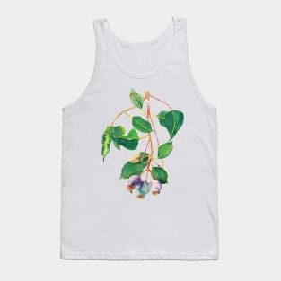 Eucalyptus branch with gumnuts - watercolour Tank Top